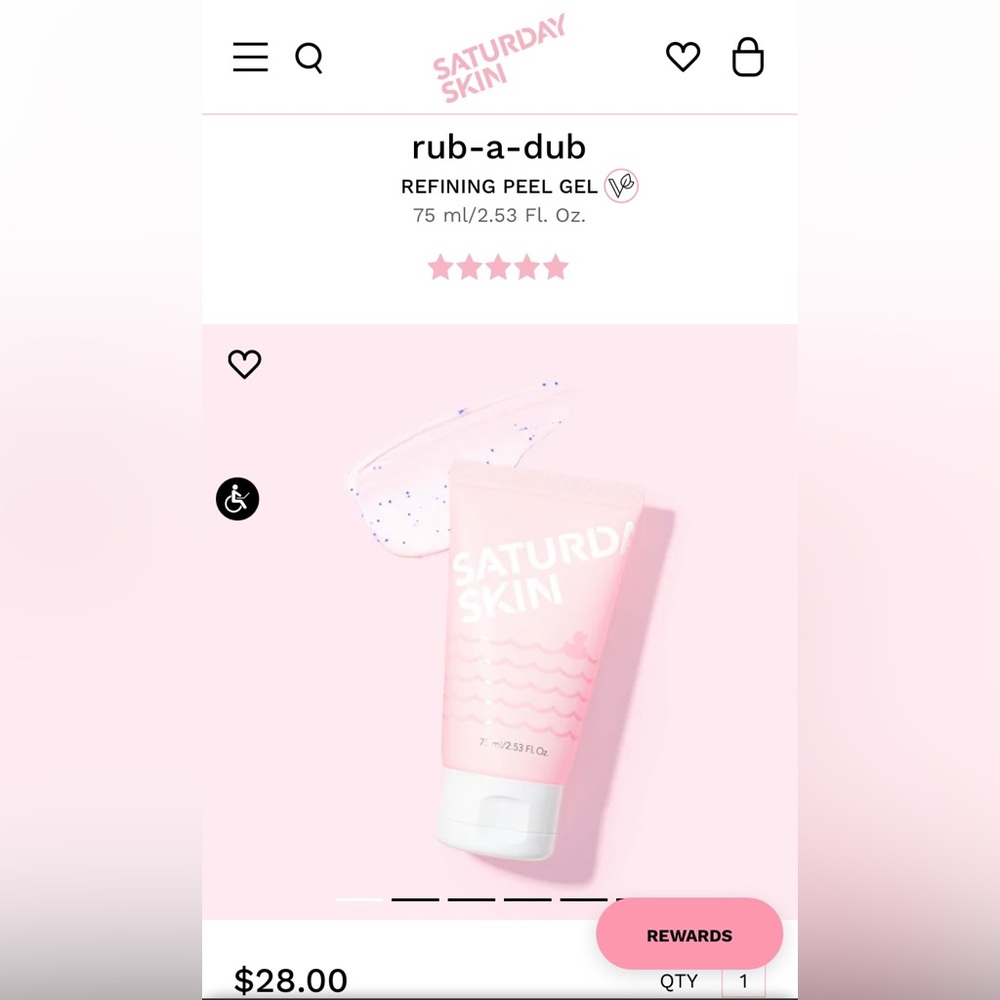 Face mask from Saturday skin